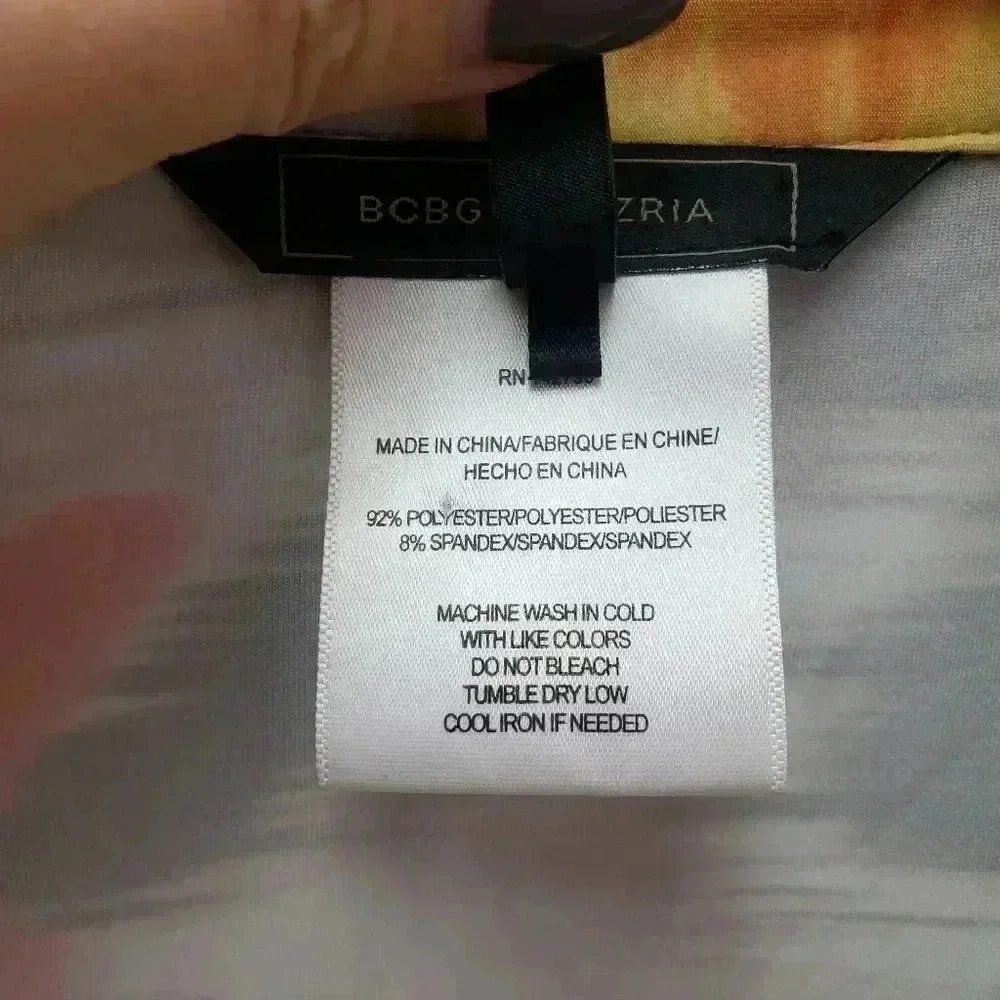 BCBGMAXAZRIA Snap Front Blouse - image 5